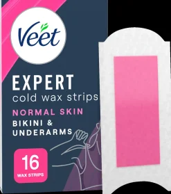 Veet Expert Kylmävahaliuskat Bikini&kainalo 16kpl