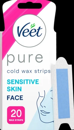 Veet Pure kylmävahaliuskat kasvot 20kpl