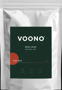 VOONO Henna-kasvihiusväri, kirkkaanpunainen 100g