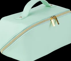 WE CARE ICON. kahvallinen kosmetiikkalaukku, minttu