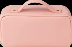 WE CARE ICON. kahvallinen kosmetiikkalaukku, koralli