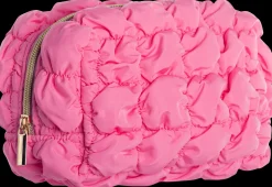 WE CARE ICON. meikkilaukku puff, pinkki