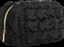 WE CARE ICON. meikkilaukku puff, musta