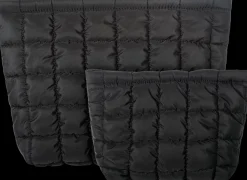 WE CARE ICON. meikkilaukku ruutu iso, musta