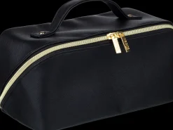 WE CARE ICON. musta kahvallinen kosmetiikkalaukku