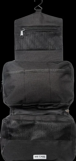 WE CARE ICON. ripustettava kosmetiikkalaukku musta