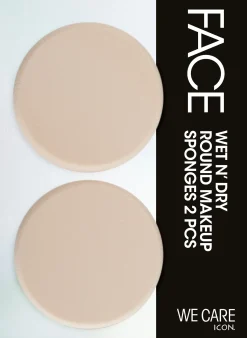 WE CARE ICON. Wet n' Dry Makeup Sponges meikkisieni 2 kpl