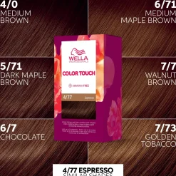 Wella Professionals Color Touch Deep Brown Espresso 4/77 kotiväri 130 ml