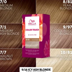 Wella Professionals Color Touch Pure Naturals Icy Ash Blonde 9/16 kotiväri 130 ml
