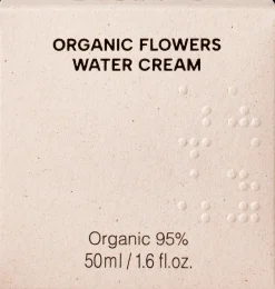 Whamisa Organic Flowers Water Cream -kasvovoide 50ml