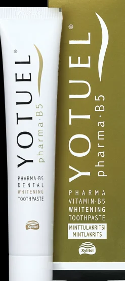 Yotuel Pharma Vitamin B5 Whitening Toothpaste valkaiseva hammastahna, minttulakritsi 50 ml