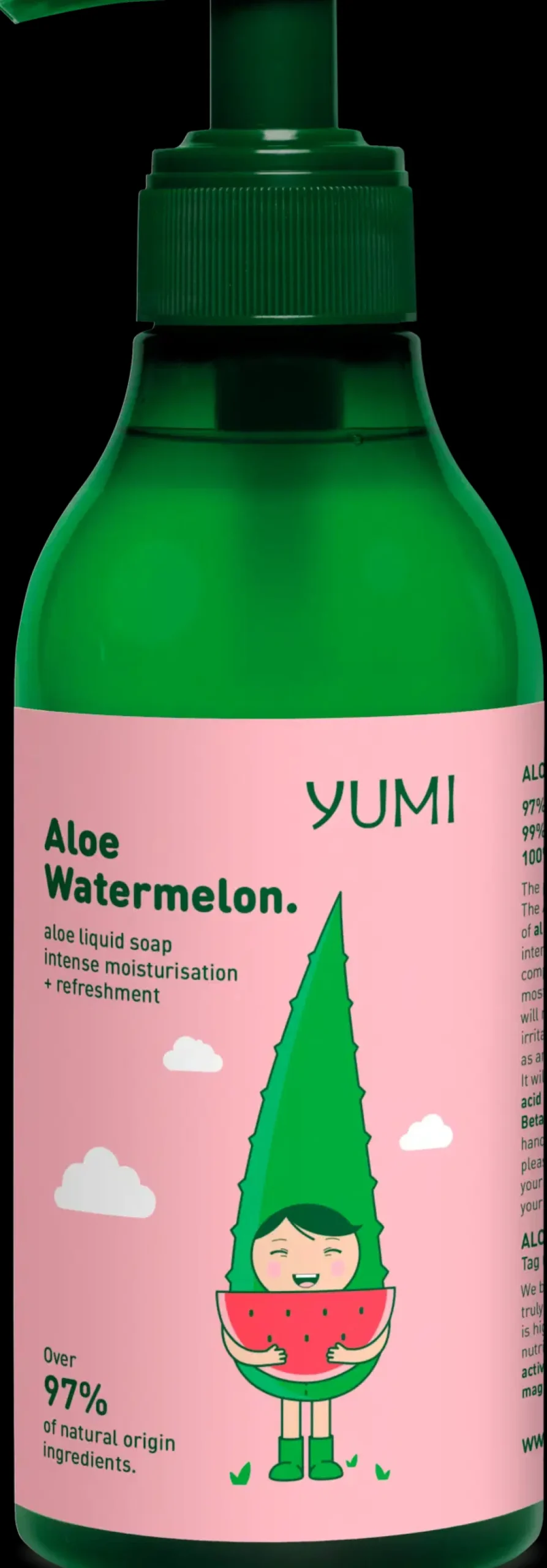Yumi aloe vera & vesimeloni nestesaippua 300 ml