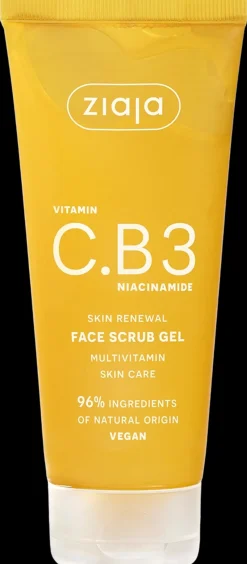 Ziaja C.B3 vitamiini heleyttävä rakeeton kuorinta 100 ml